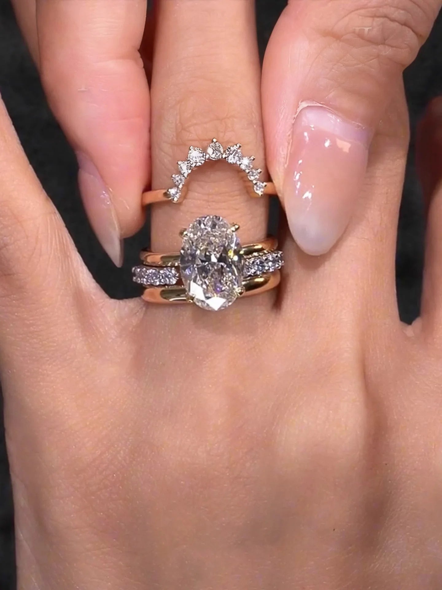 Luxury European Style Sunflower Pave Zircon Ring